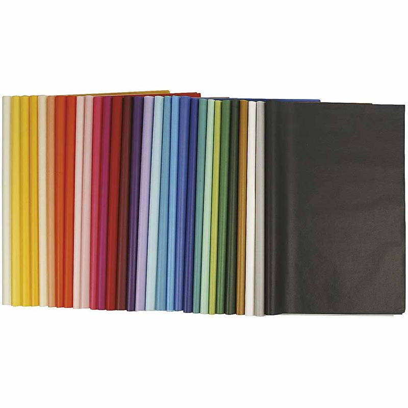 Papel de seda 50x70 cm 17 g — 300 hojas