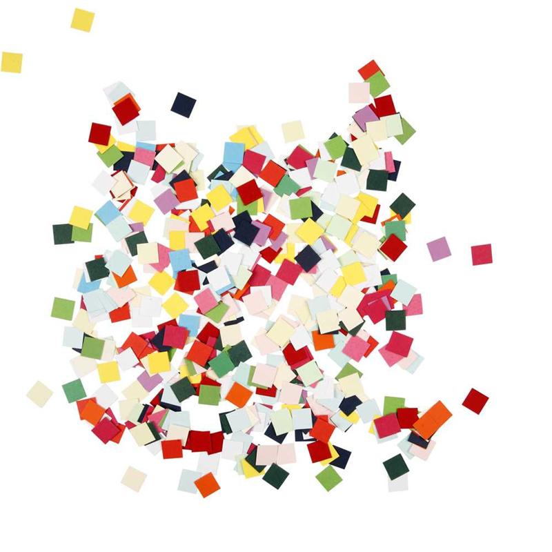 Mosaicos de cartulina 10x10 mm 180 g — 10000 ud