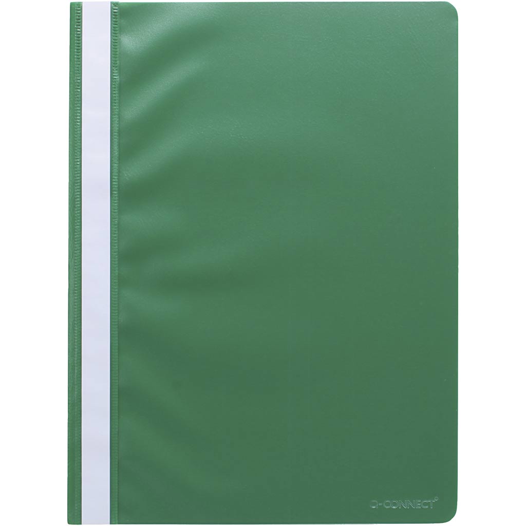 Carpetas de presentación de plástico verde — 1 ud