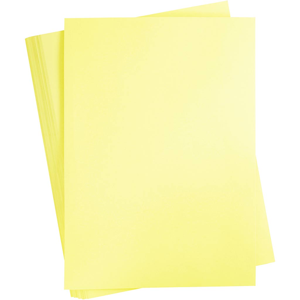 Cartulina amarillo A2 180 g — 100 hojas