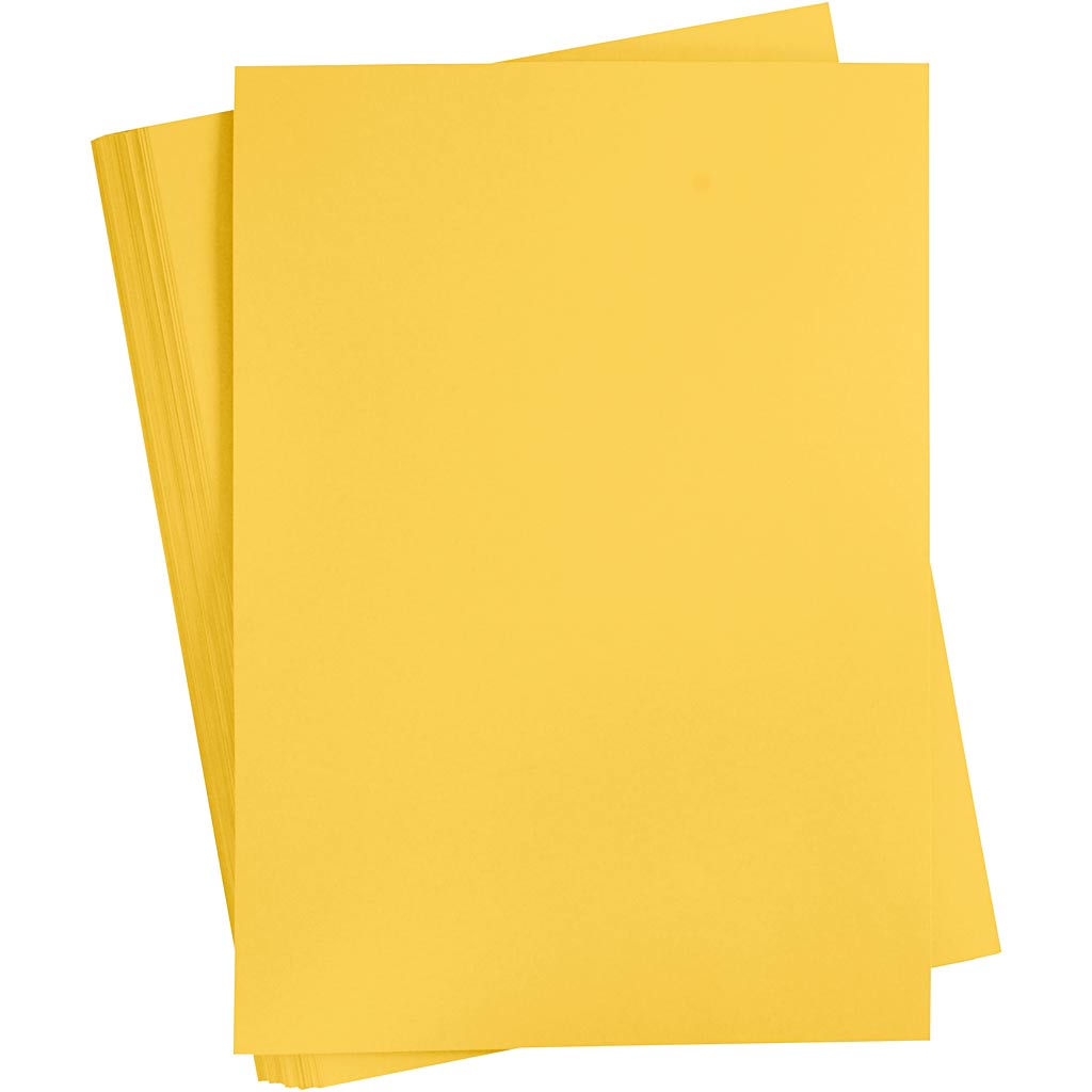 Cartulina amarillo sol A2 180 g — 100 hojas