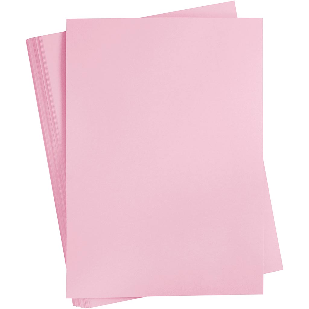 Cartulina rosa claro A2 180 g — 100 hojas