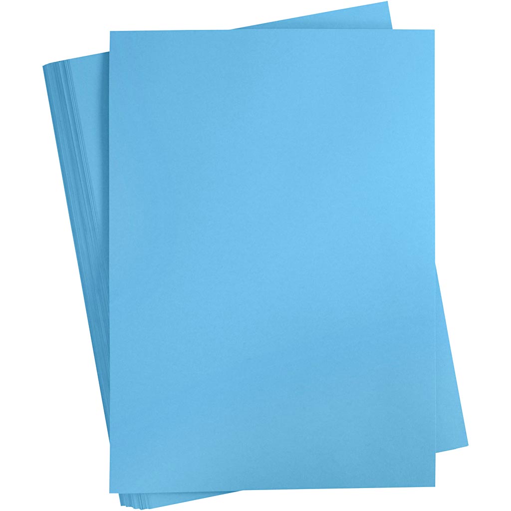 Cartulina turquesa A2 180 g — 100 hojas