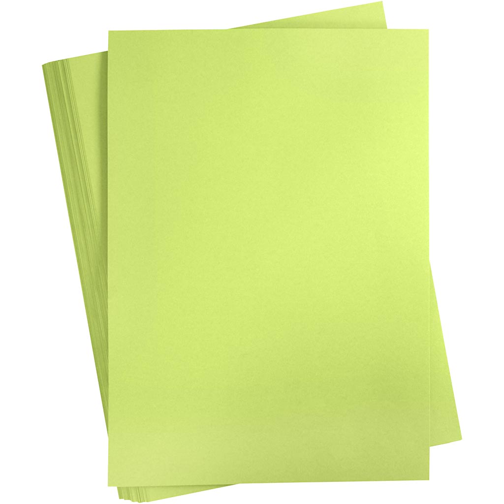 Cartulina verde claro A2 180 g — 100 hojas