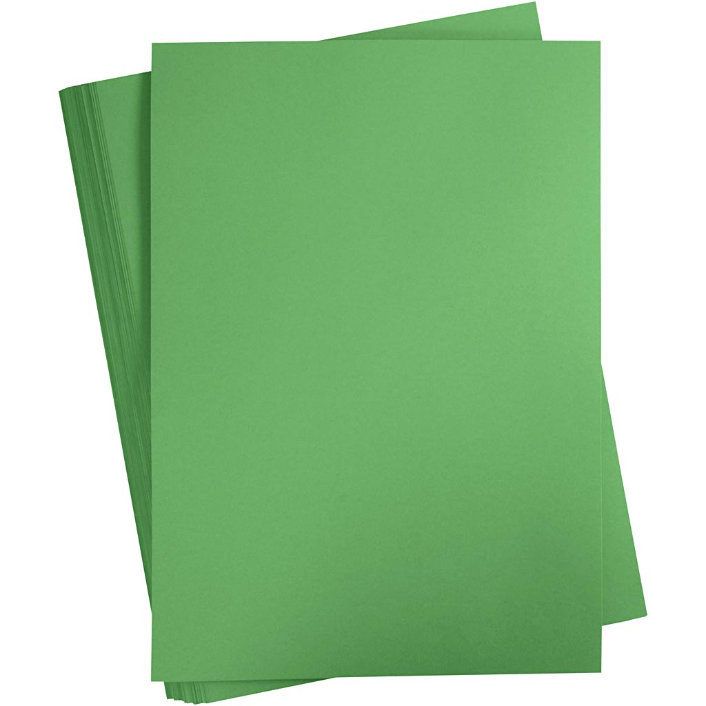 Cartulina verde A2 180 g — 100 hojas