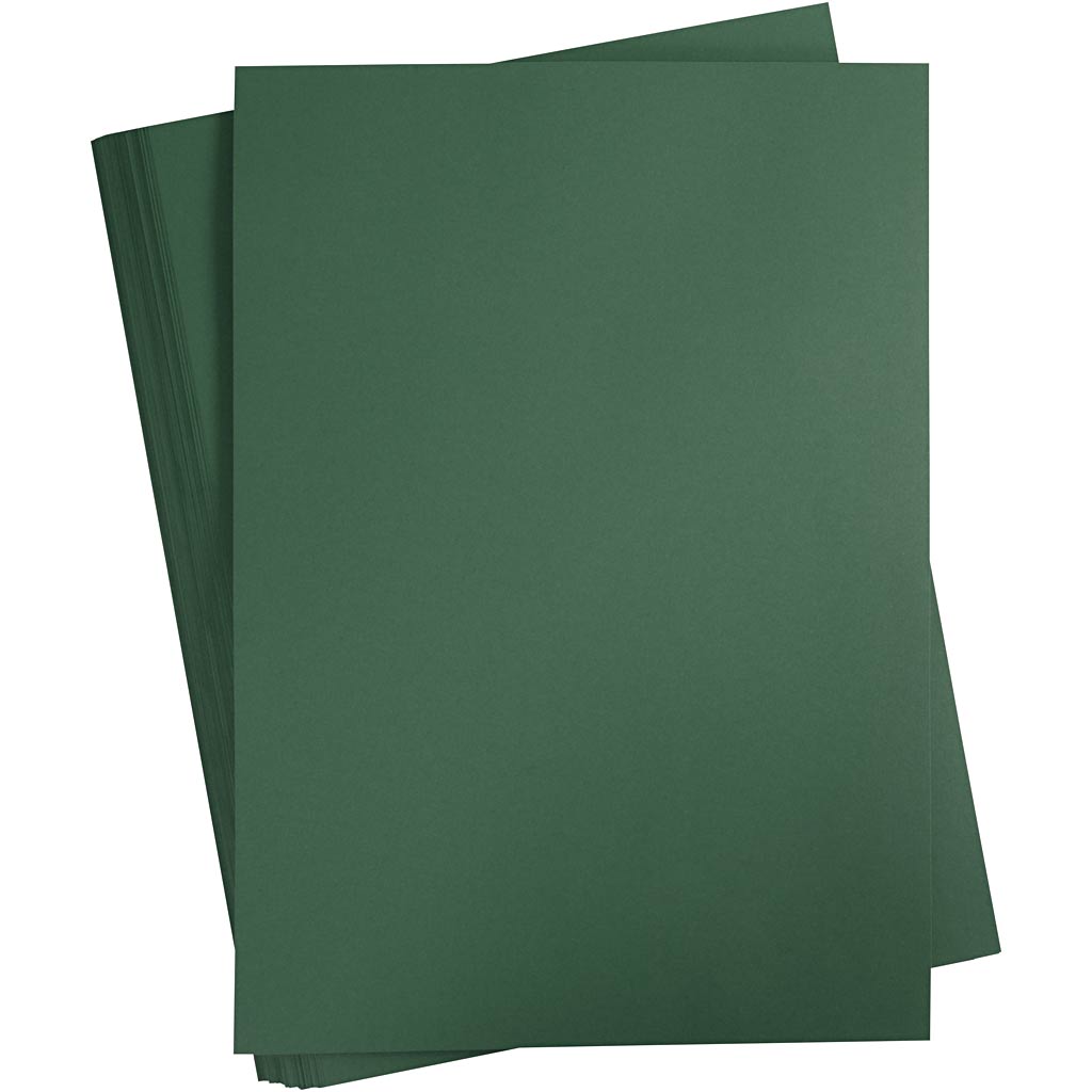 Cartulina verde oscuro A2 180 g — 100 hojas