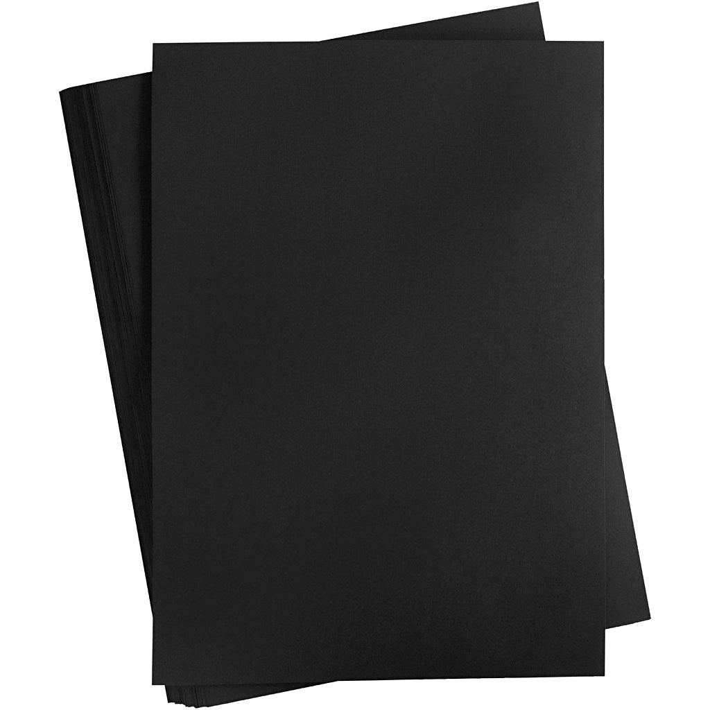 Cartulina negro A2 180 g — 100 hojas