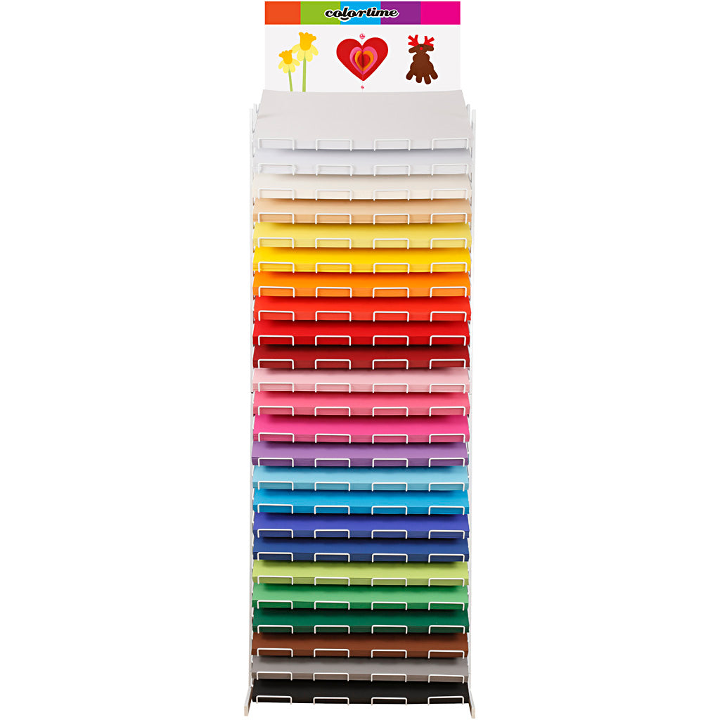 Cartulina de colores colores surtidos A2 180 g — 23x100 hojas