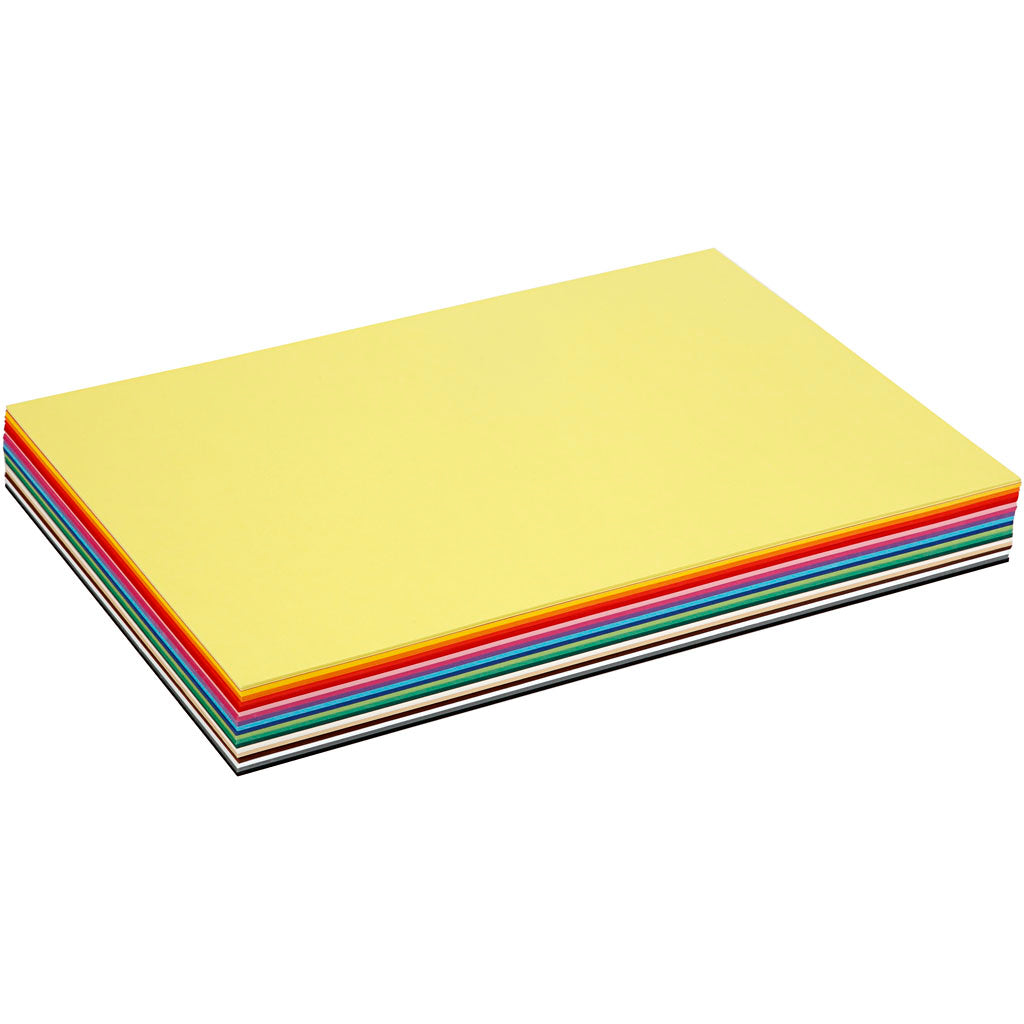 Cartulina creativa surtida colores surtidos A3 180 g — 300 hojas surt.