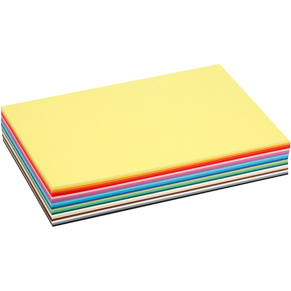 Cartulina creativa surtida colores surtidos A4 180 g — 300 hojas surt.