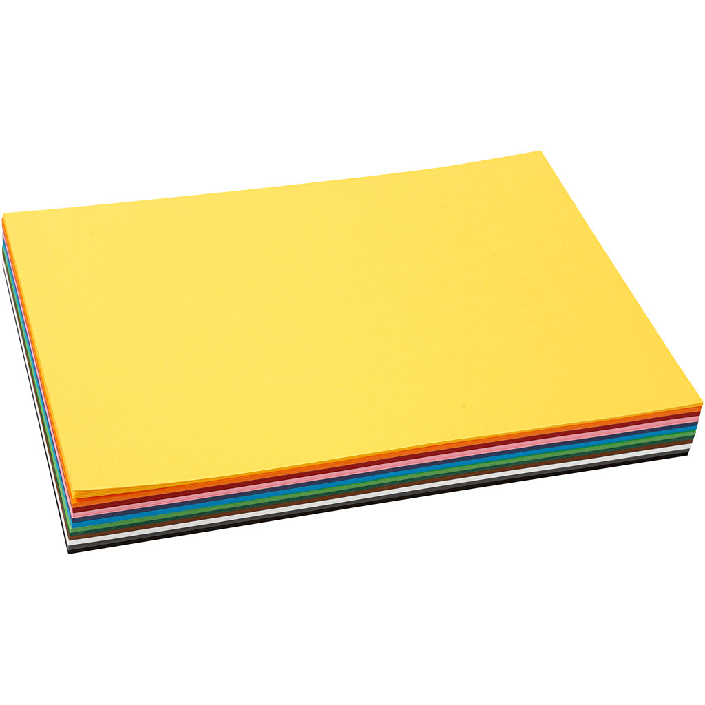 Cartulina de colores colores surtidos A4 180 g — 12x10 hojas