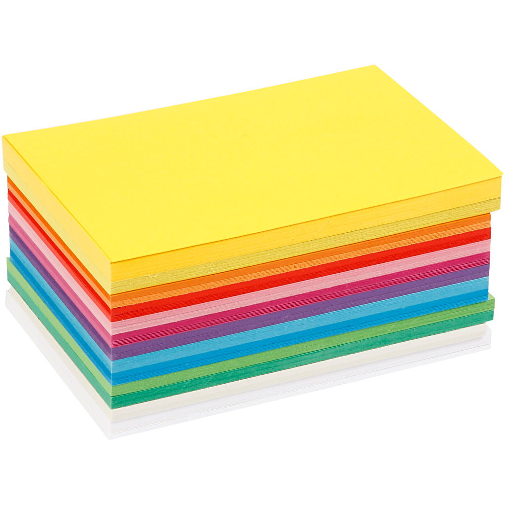Cartulina primaveral colores surtidos A6 180 g — 300 hojas surt.