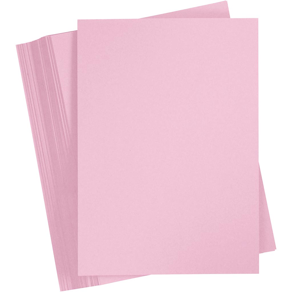 Cartulina rosa claro A5 180 g — 100 hojas