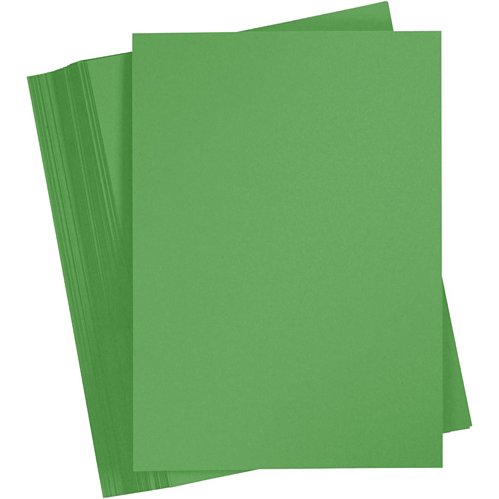Cartulina verde A5 180 g — 100 hojas (1 pack)
