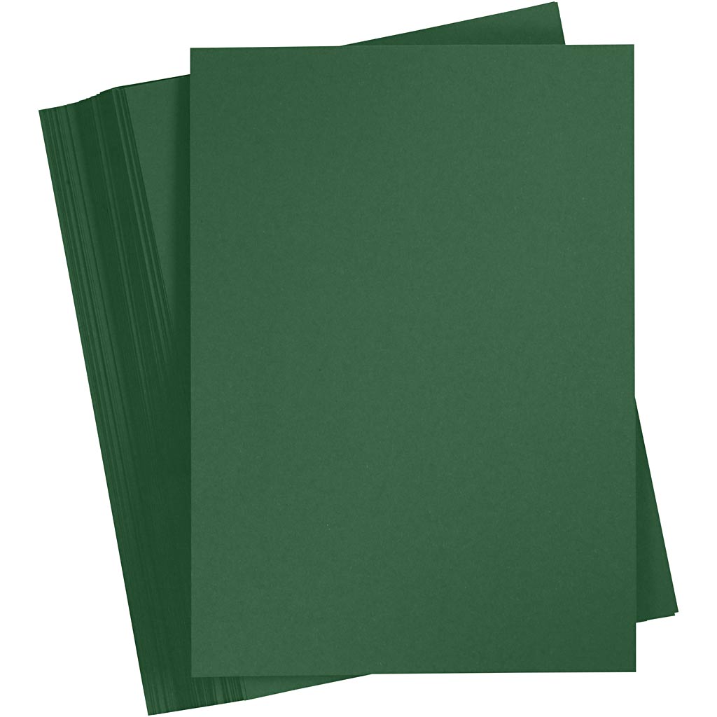 Cartulina verde oscuro A5 180 g — 100 hojas (1 pack)