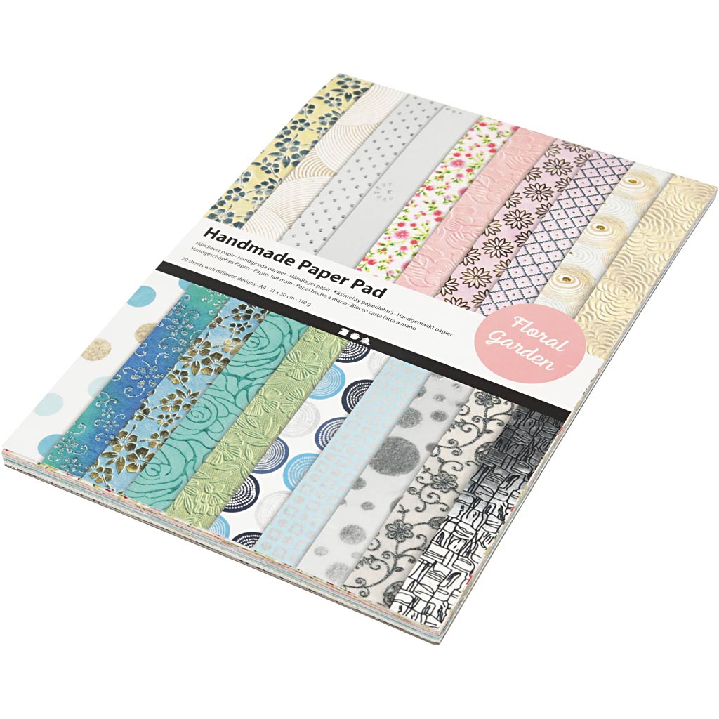 Bloc de papel hecho a mano A4 150 g — 20 hojas (1 pack)
