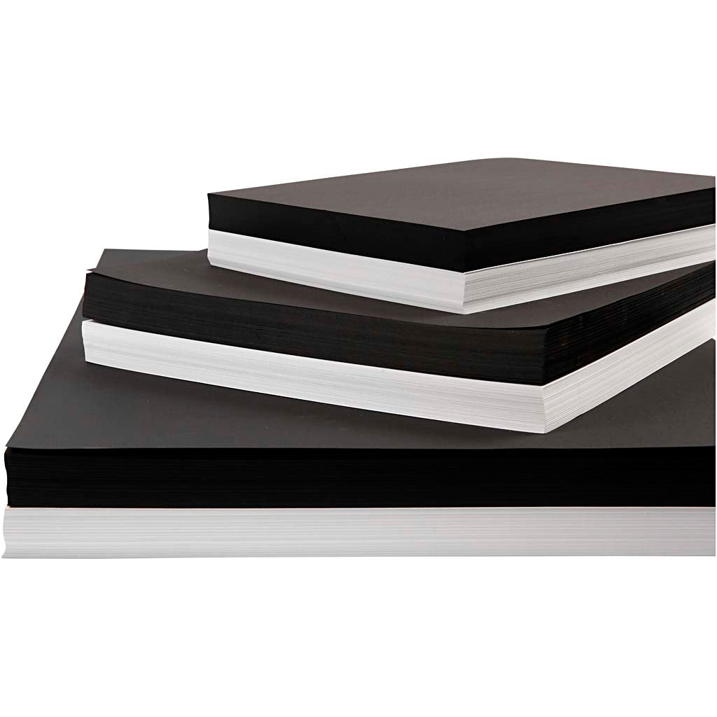 Cartulina blanco A2 250 g — 600 hojas surt. (1 pack)