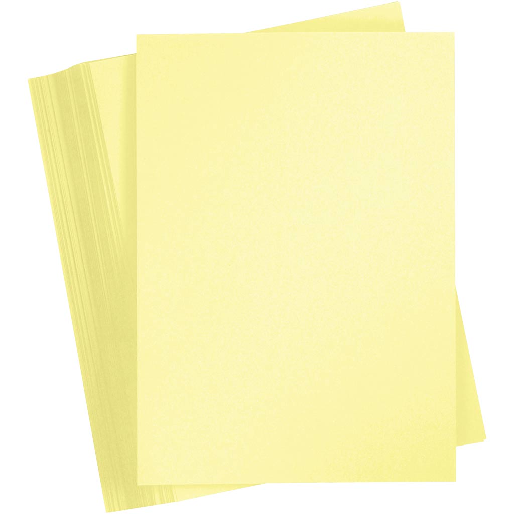 Cartulina amarillo A4 180 g — 100 hojas (1 pack)