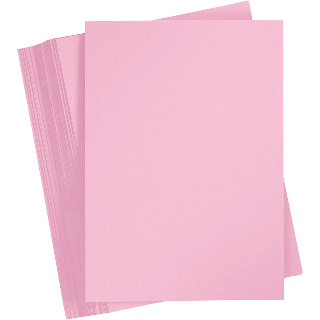 Cartulina rosa claro A4 180 g — 100 hojas (1 pack)