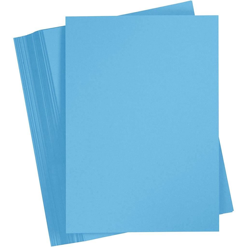 Cartulina azul A4 180 g — 100 hojas (1 pack)