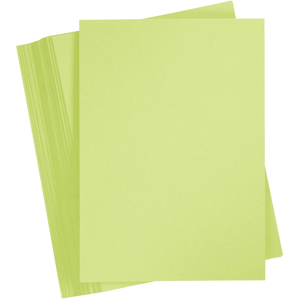 Cartulina verde claro A4 180 g — 100 hojas (1 pack)