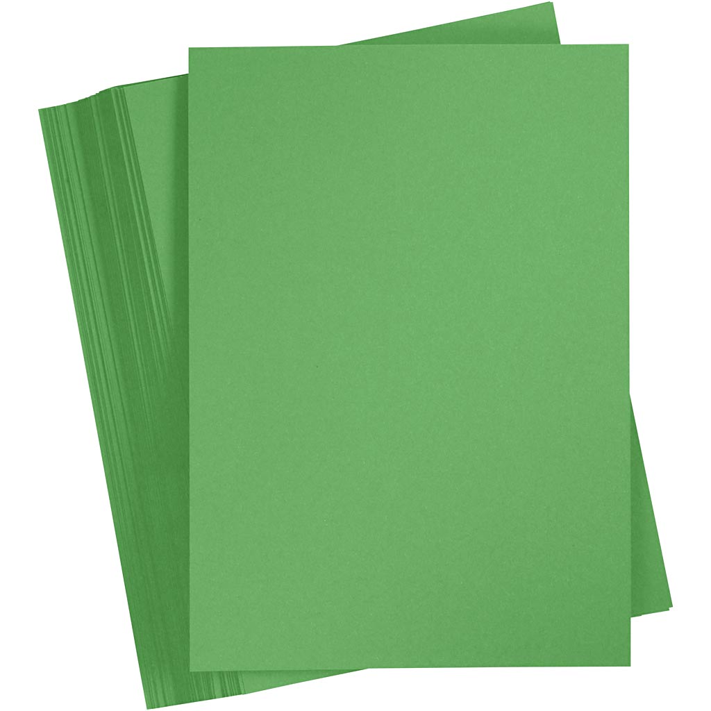 Cartulina verde A4 180 g — 100 hojas (1 pack)