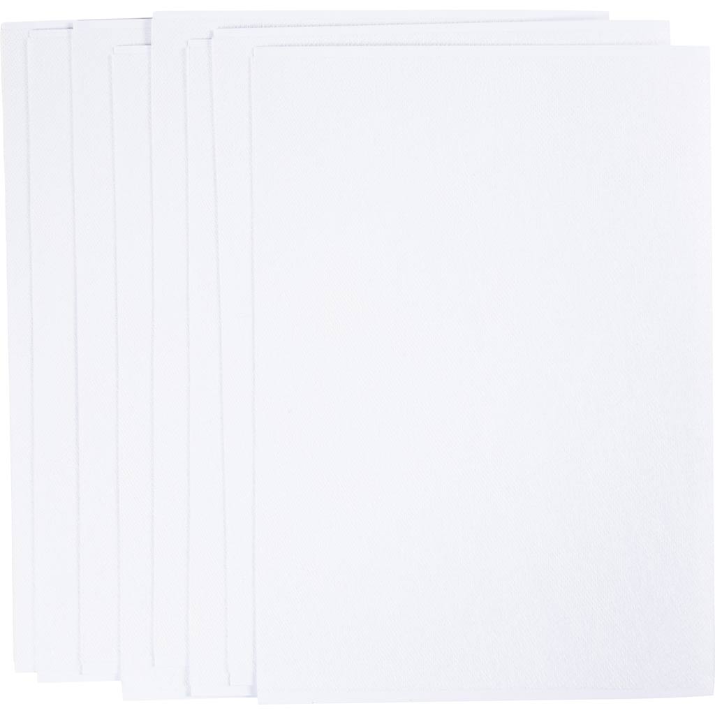 Lámina soluble para bordado blanco A5 — 24 hojas (1 pack)