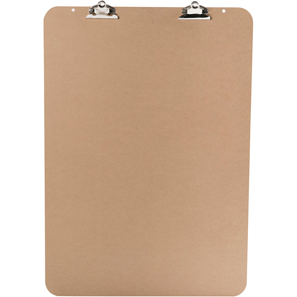 Carpeta-pinza con caballete plateado 52x74 cm — 1 ud
