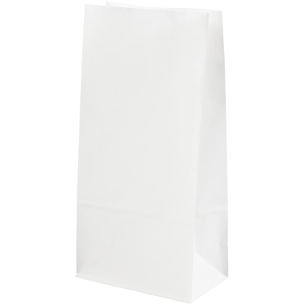 Bolsa de papel blanco 6.5x11 cm 50 g — 100 ud (1 pack)