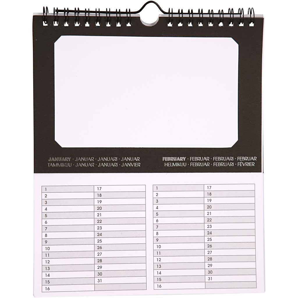 Calendarios perpetuos 19x23 cm 180 g — 5 ud (1 pack)