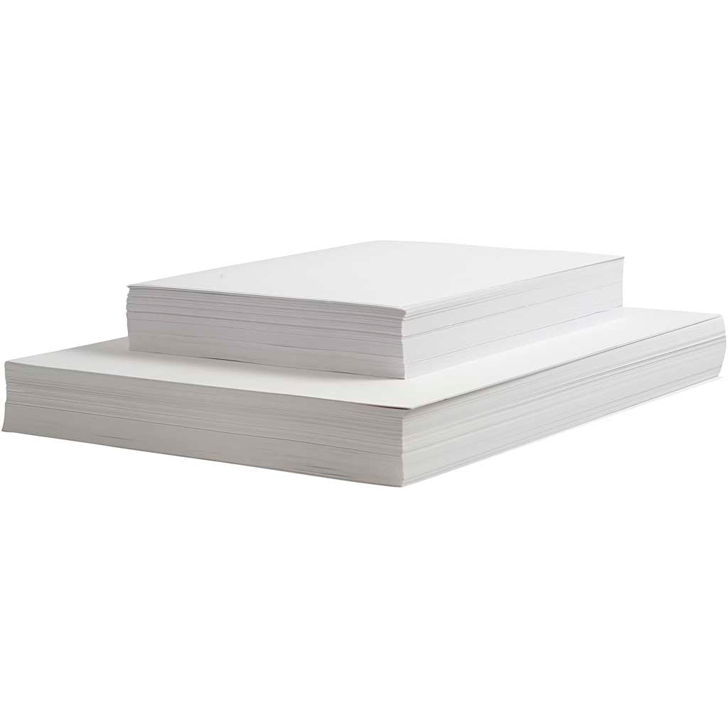 Papel de dibujo blanco A4 190 g — 3000 hojas surt. (1 pack)