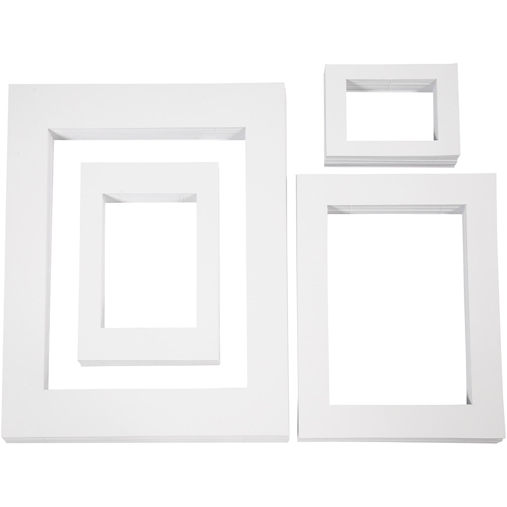 Paspartú blanco A3 500 g — 4x100 ud (1 pack)
