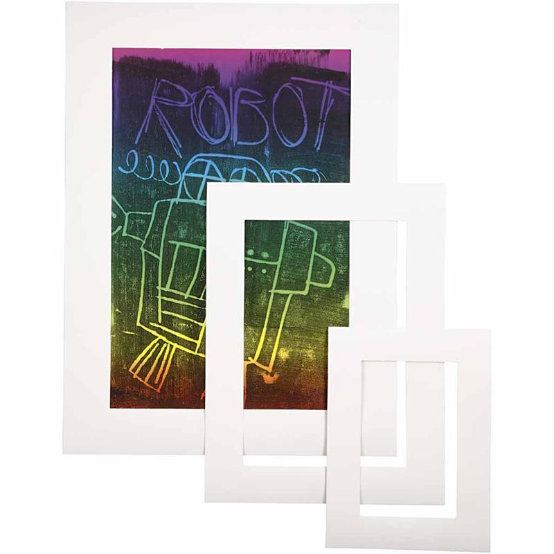 Paspartú blanco A3 270 g — 75 ud (1 pack)