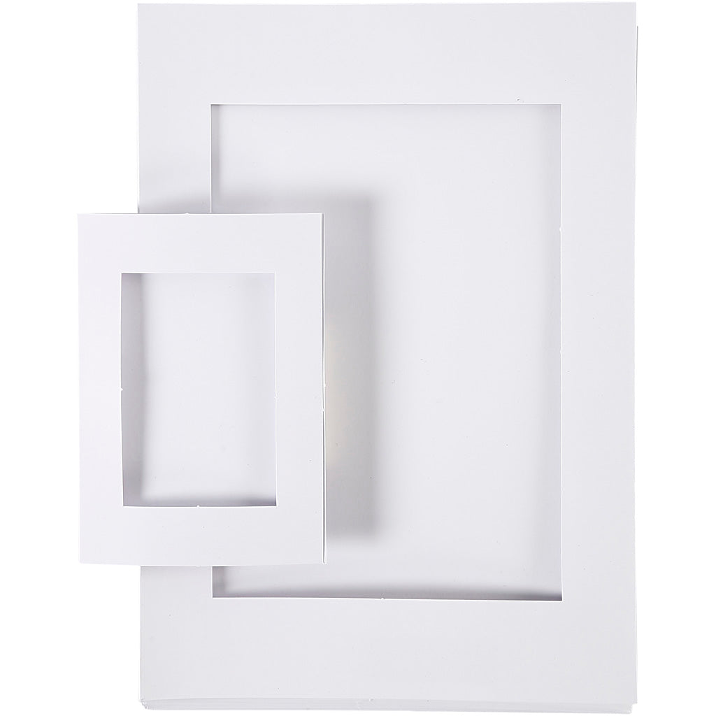 Paspartú blanco A4 230 g — 2x60 ud (1 pack)