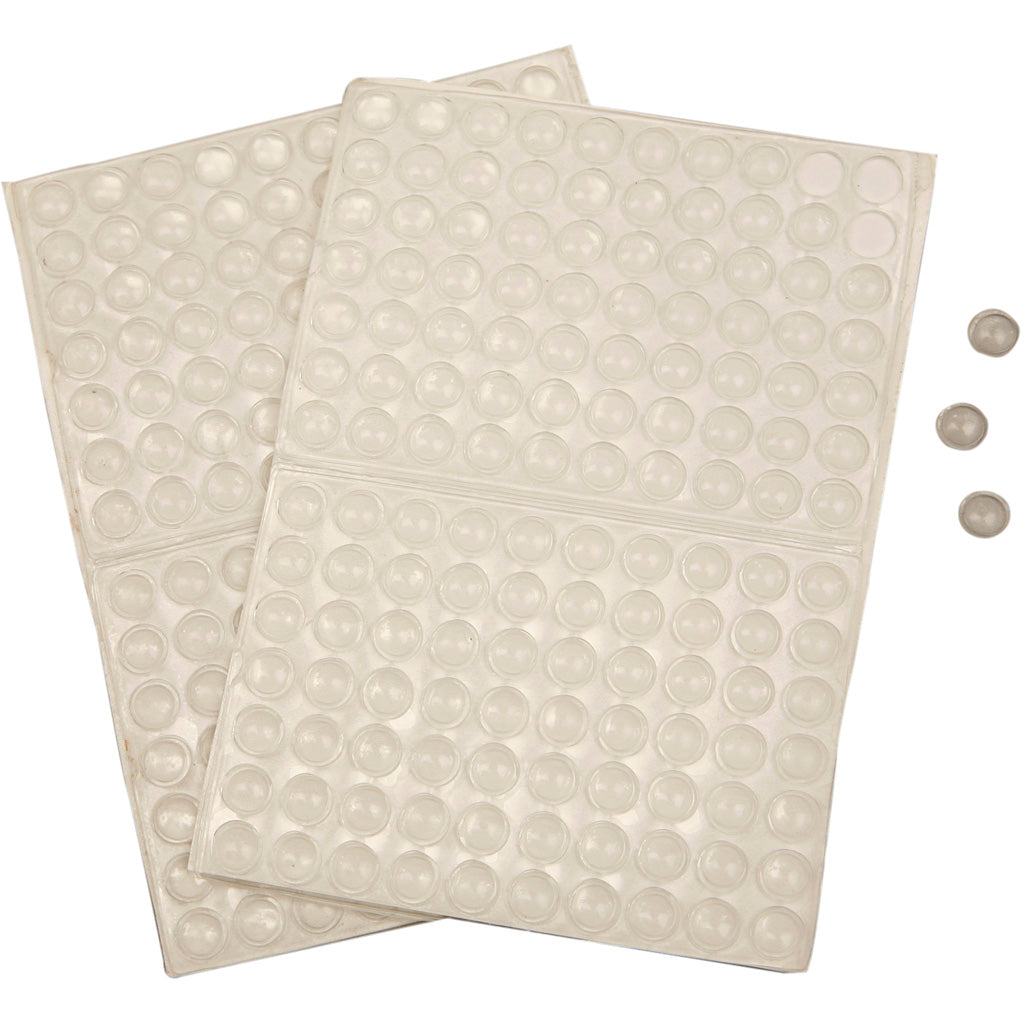 Puntos adhesivos de silicona ⌀ 8 mm — 3x100 ud (1 pack)