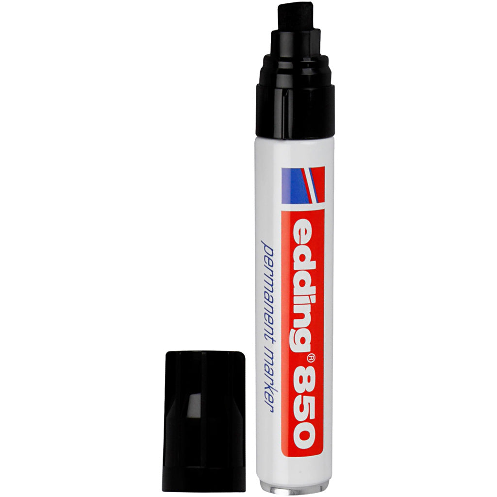 Rotulador Edding 850 negro línea 5-15 mm — 1 ud