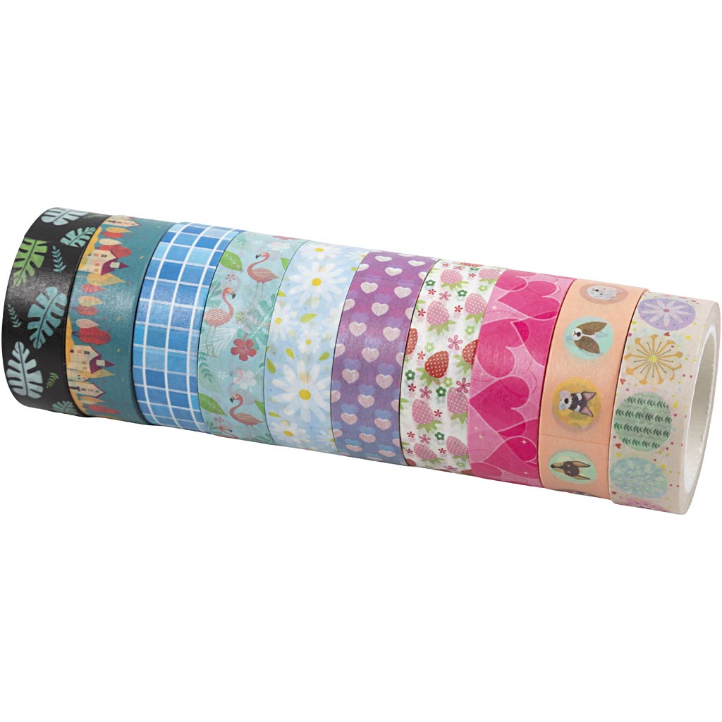Washi tape — 10x10 m (1 pack)
