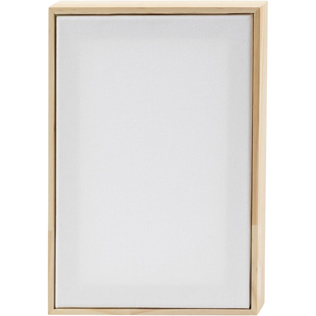 Lienzo entelado con marco blanco 15.8x23.8 cm 280 g — 10 ud (1 pack)