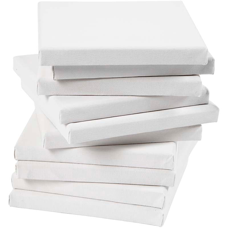 Lienzo blanco 15x15 cm 280 g — 80 ud (1 pack)