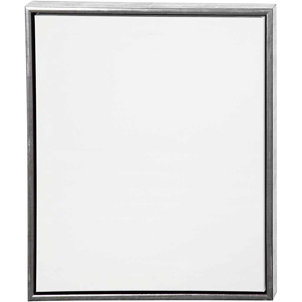 Lienzo con marco de madera plateado 50x60 cm 360 g — 1 ud