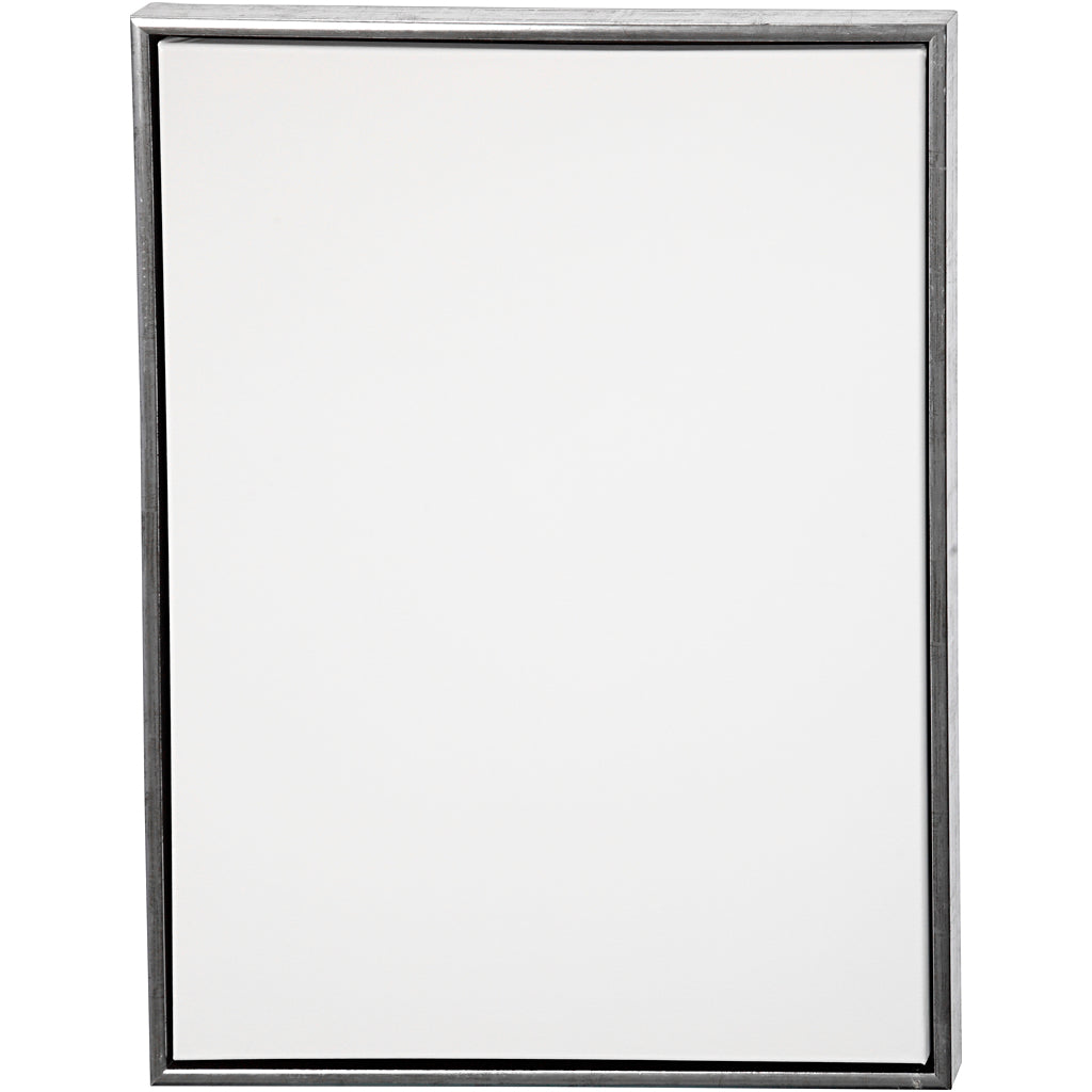 Lienzo con marco de madera plateado 60x80 cm 360 g — 1 ud