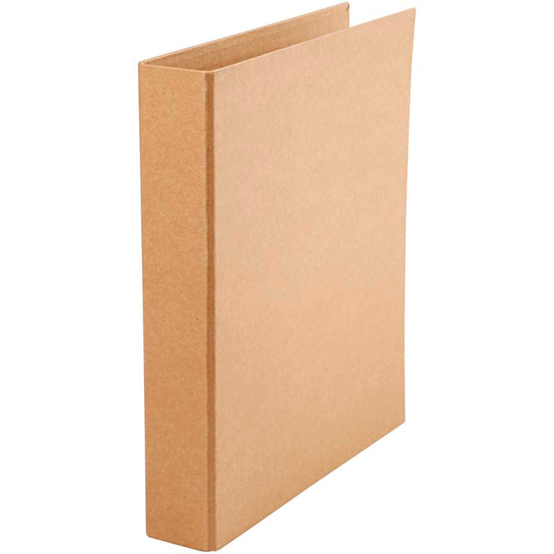 Carpeta de anillas natural 28x31.5 cm — 1 ud