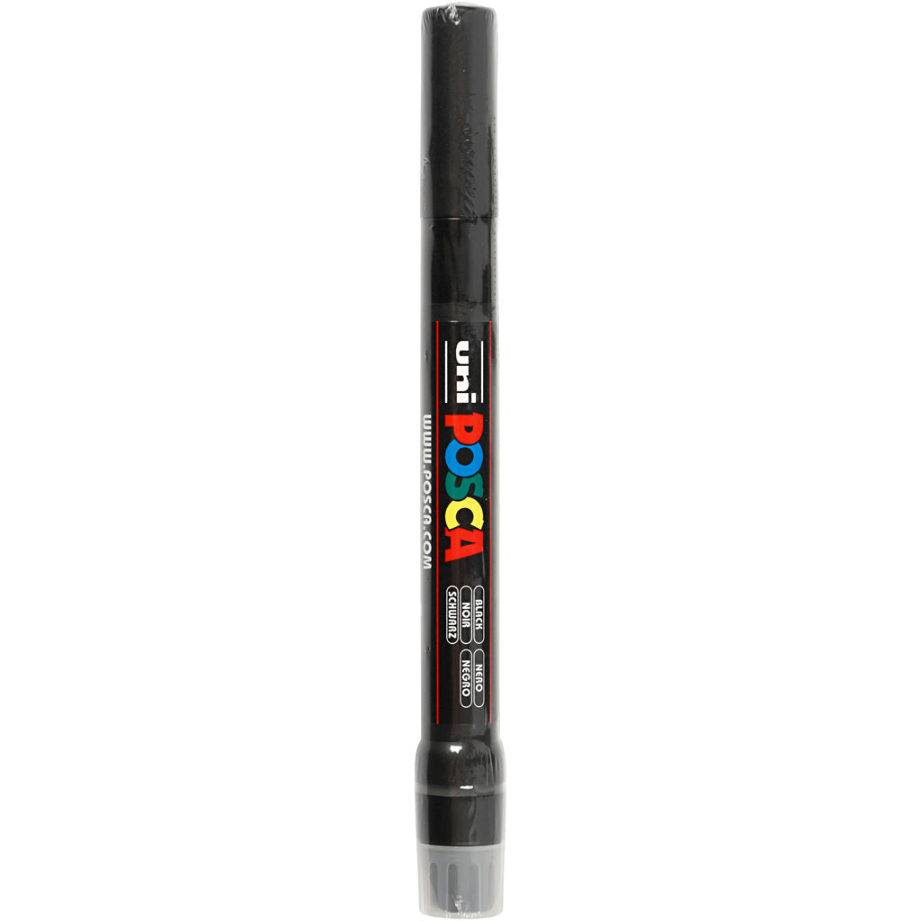 Rotulador Posca PCF350 negro punta pincel línea 1-10 mm — 1 ud