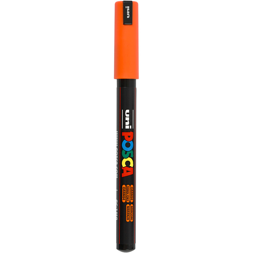 Rotulador Posca PC-1MR naranja punta extra fina línea 0.7 mm — 1 ud