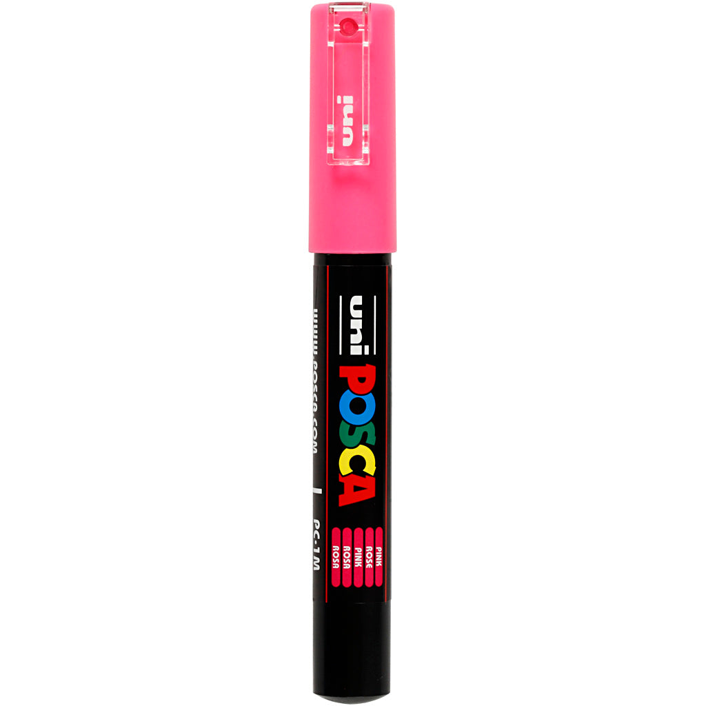 Rotulador Posca PC-1M rosa punta extra fina línea 0.7 mm — 1 ud