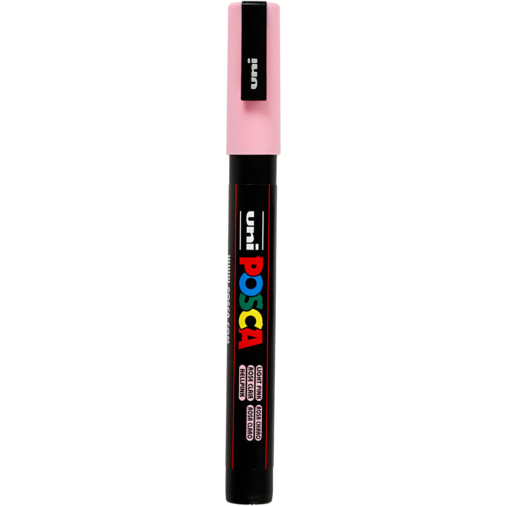 Rotulador Posca PC-3M rosa claro punta fina línea 0.9-1.3 mm — 1 ud