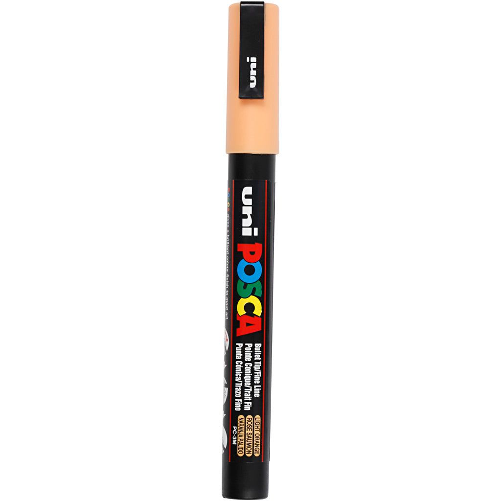 Rotulador Posca PC-3M naranja punta fina línea 0.9-1.3 mm — 1 ud
