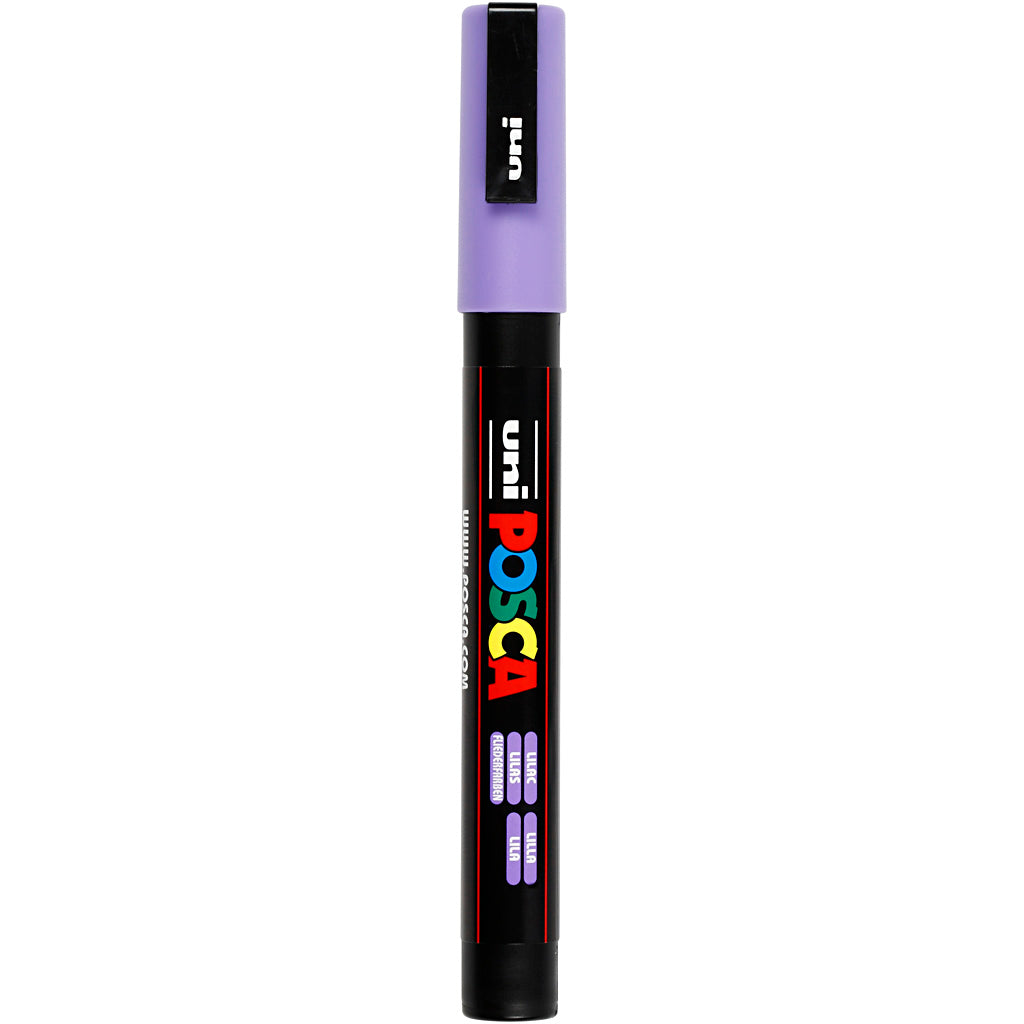 Rotulador Posca PC-3M lila punta fina línea 0.9-1.3 mm — 1 ud