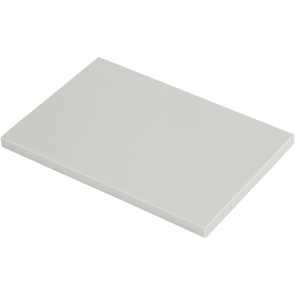Bloque acrílico para sellos gris claro 10x15.5 cm — 10 ud (1 pack)