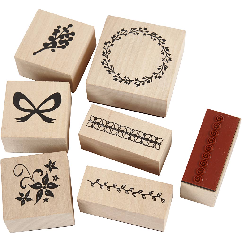 Set de sellos de caucho